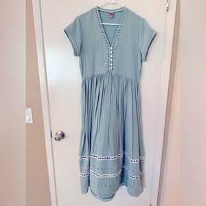 Nom Delphi Dress - Sage Green. Maternity and Nursing Dress